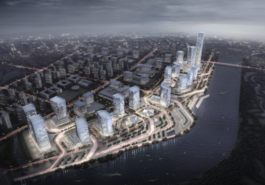 Huzhou Masterplan designed by Nicola Beck