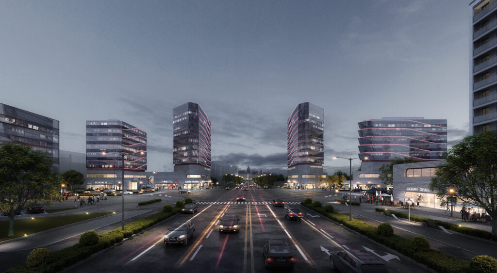 Quzhou Mixed-Use, designed by Nicola Beck
